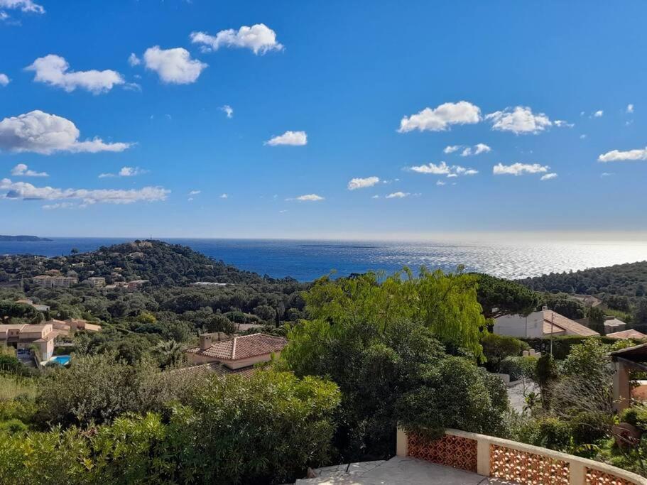 4-Star Private Villa With Heated Pool And Panoramic Sea View At Gulf De Saint Tropez Cavalaire-sur-Mer Extérieur photo