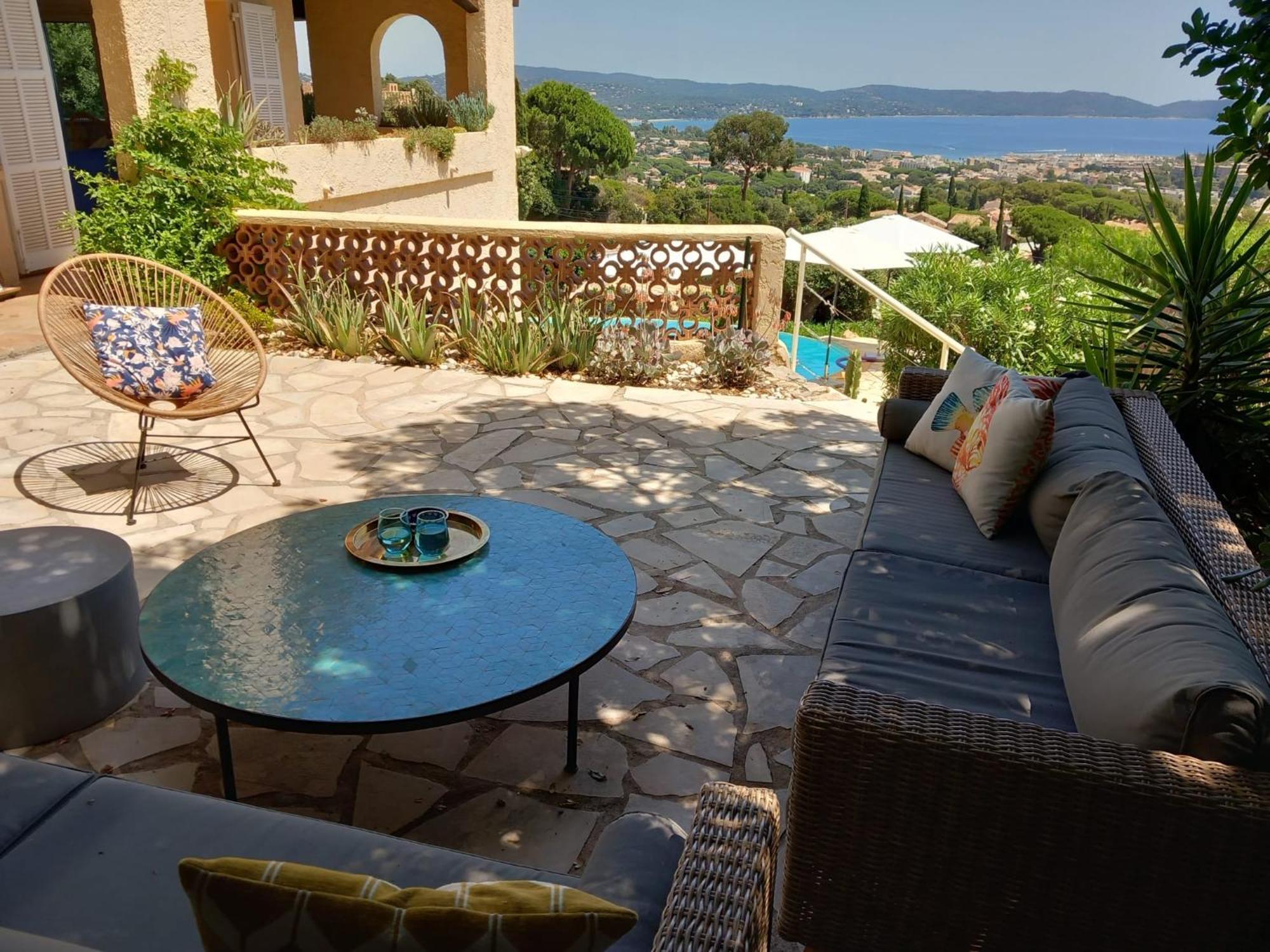 4-Star Private Villa With Heated Pool And Panoramic Sea View At Gulf De Saint Tropez Cavalaire-sur-Mer Extérieur photo
