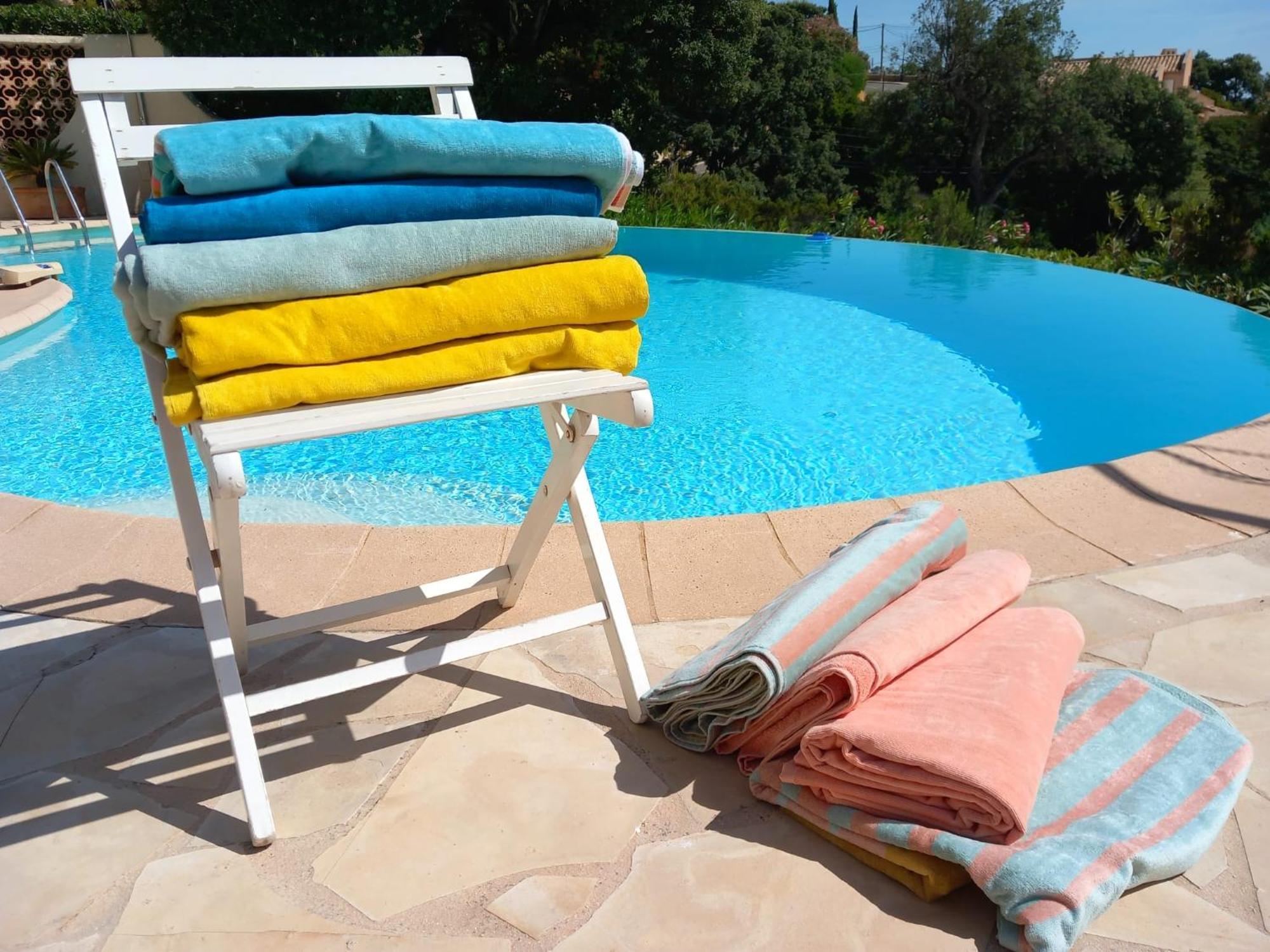 4-Star Private Villa With Heated Pool And Panoramic Sea View At Gulf De Saint Tropez Cavalaire-sur-Mer Extérieur photo