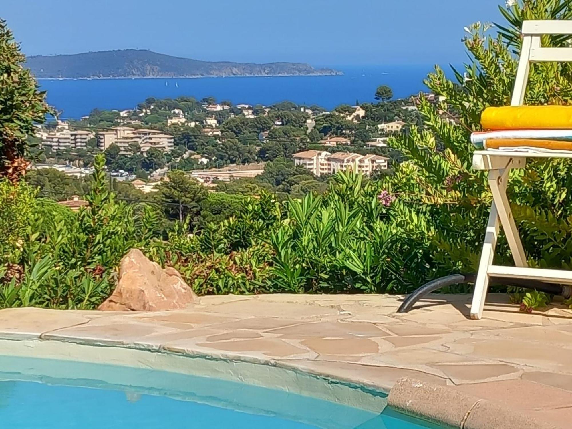 4-Star Private Villa With Heated Pool And Panoramic Sea View At Gulf De Saint Tropez Cavalaire-sur-Mer Extérieur photo
