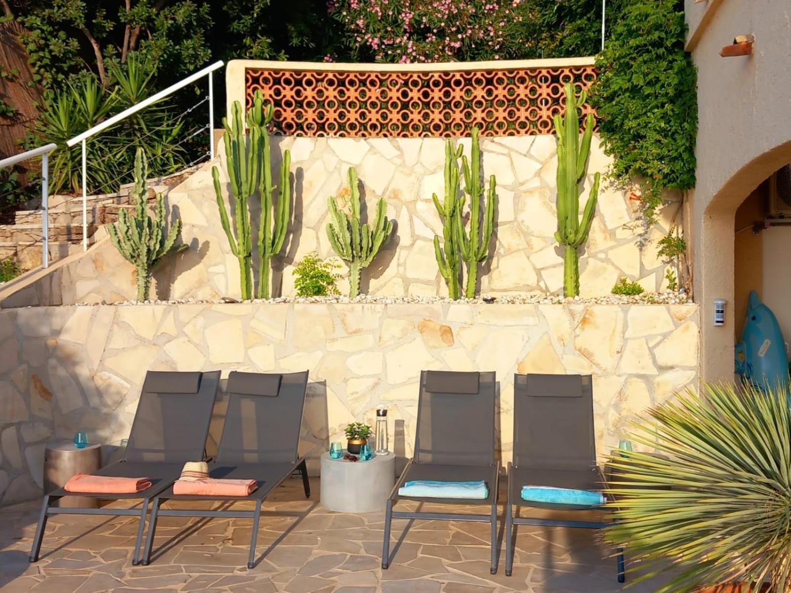 4-Star Private Villa With Heated Pool And Panoramic Sea View At Gulf De Saint Tropez Cavalaire-sur-Mer Extérieur photo