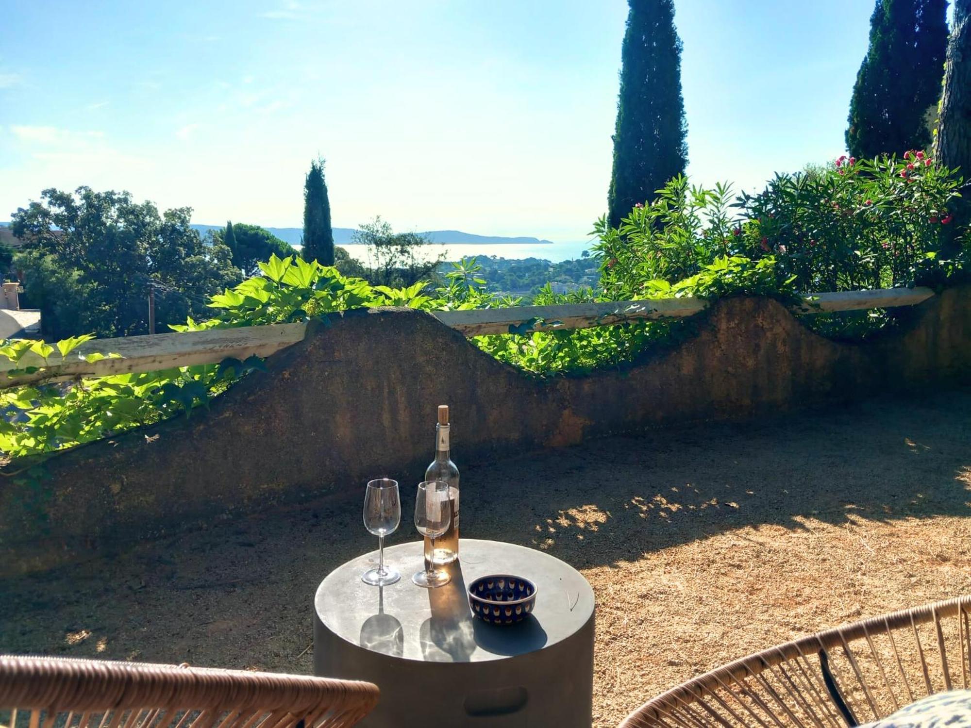 4-Star Private Villa With Heated Pool And Panoramic Sea View At Gulf De Saint Tropez Cavalaire-sur-Mer Extérieur photo